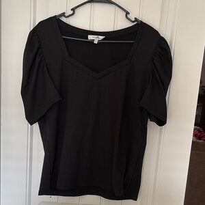 Perfectly Priscilla Black Women's Top